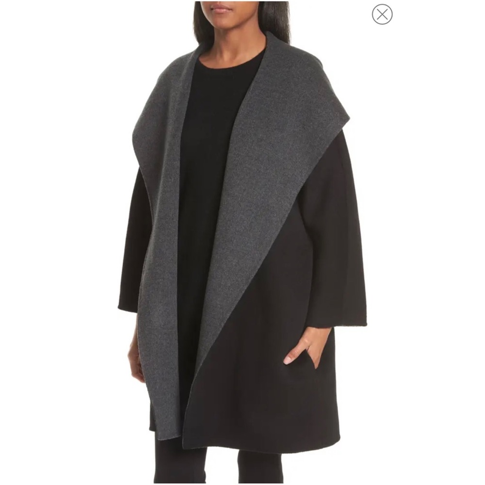Vince Reversible Wool and Cashmere Coat